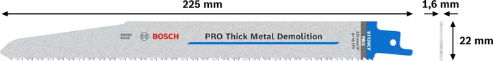 PRO Thick Metal 拆除鋸片 S1130CF 軍刀鋸片