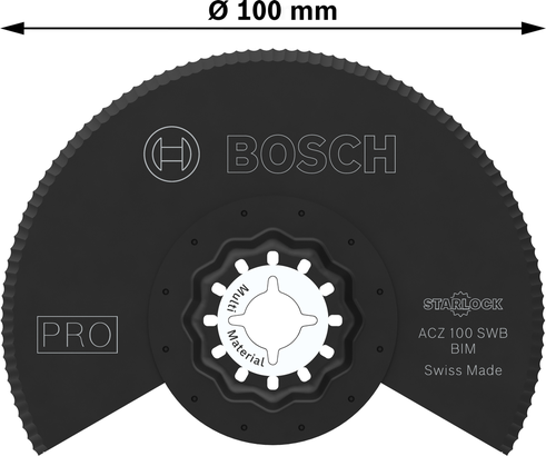 PRO ACZ 100 SWB 雙金屬半圓刀片