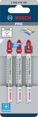 PRO Plastics PMMA 細緻切割款 T102BF